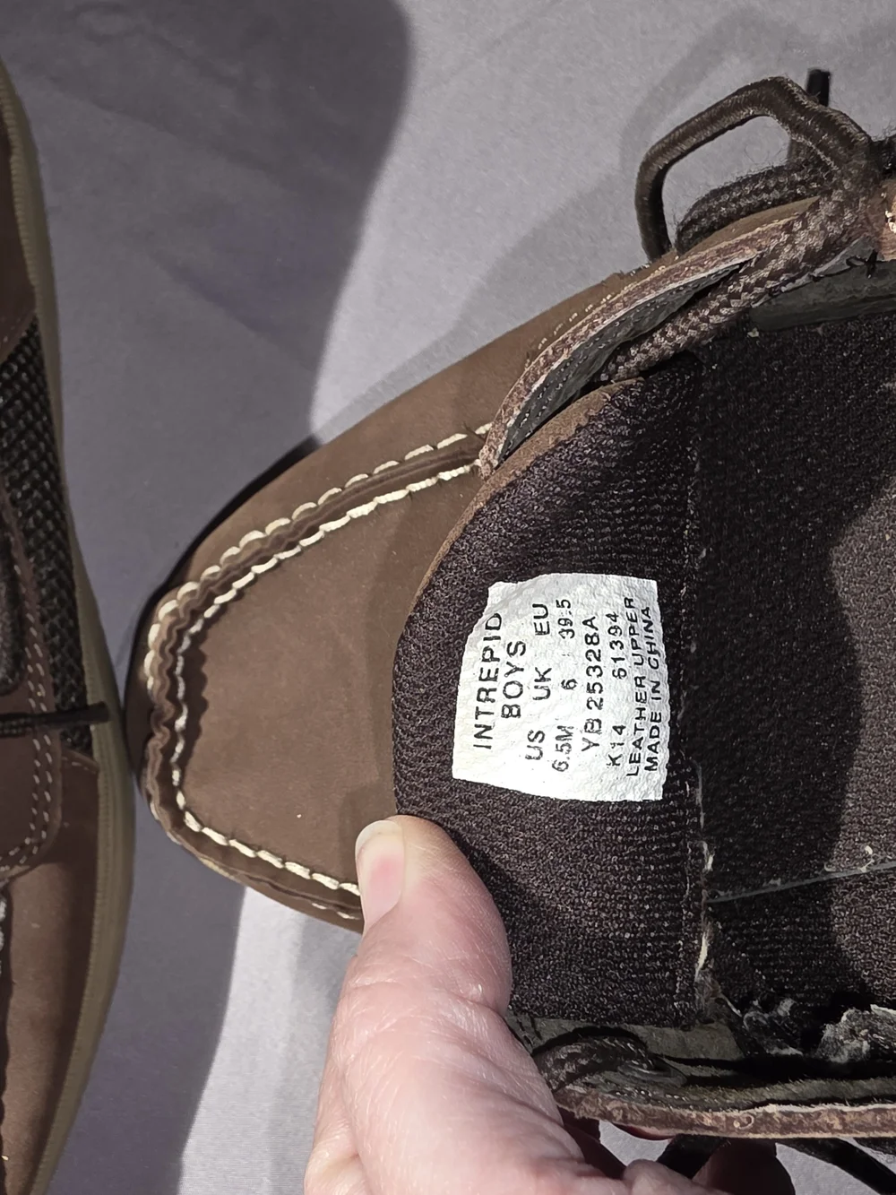 Sperry Brown Leather Boat Shoes